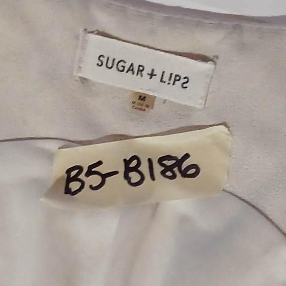 Sugar + Lips Open Vizcose Woman Top Size M - Picture 10 of 11